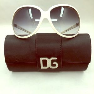 Dolce & Gabbana Winter White Sunglasses